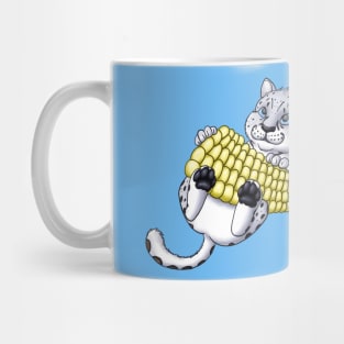 Corn on the Cub - Snow Leopard Mug